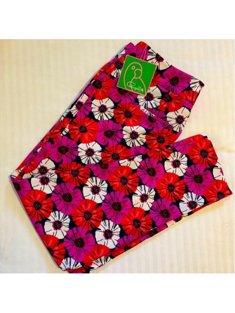 PAPPOGALLO “PRETTY IN PINK” PANTS NEW WITH TAGS